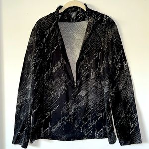 Columbia Titanium 1/2 Zip Grafitti pullover